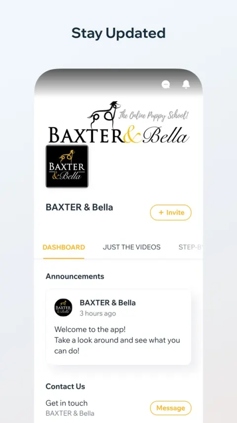 Baxter & Bella App Store screenshot 1
